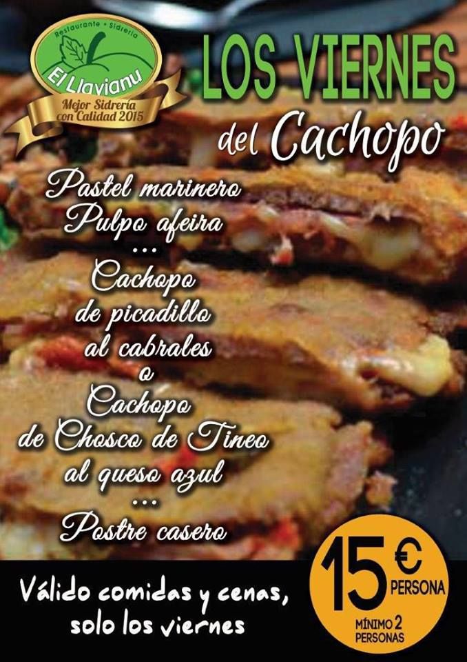 Los Viernes del Cachopo - Sidrería - Restaurante El Llavianu - Gijón